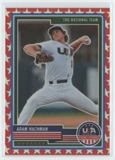2023 Panini Stars & Stripes Red Prizm Adam Hachman 137/149 USA