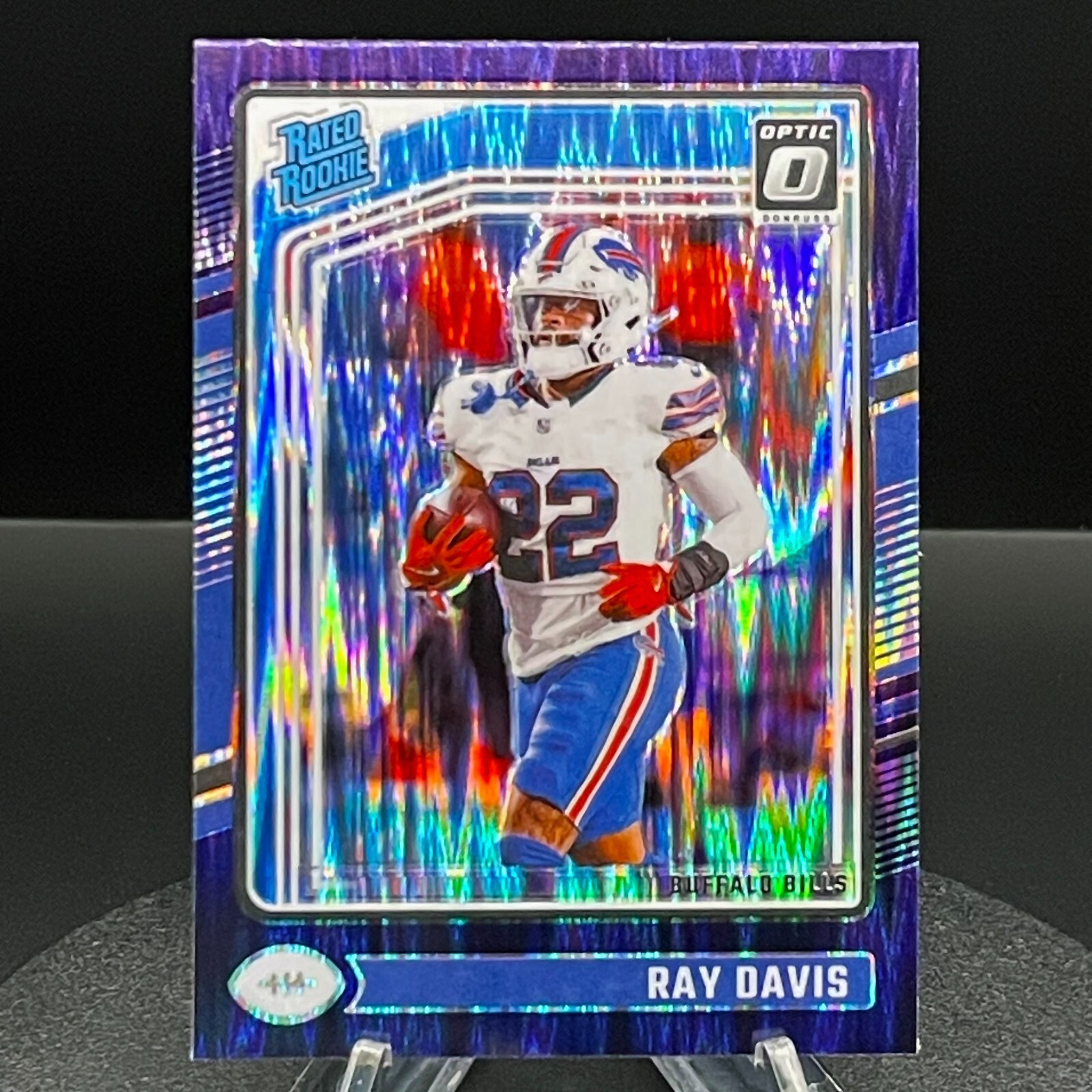 Ray Davis Panini Donruss Optic #283 Purple Shock