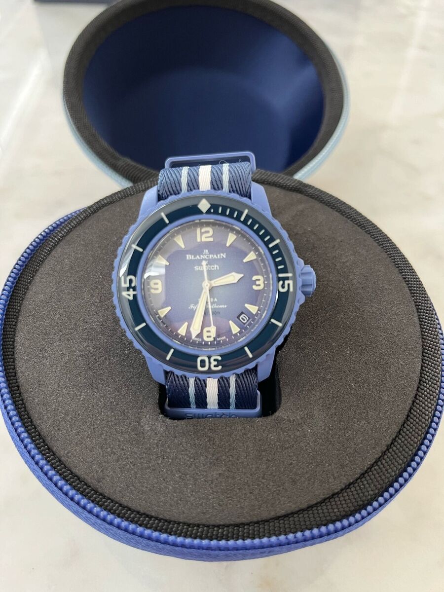 Swatch x Blancpain Fifty Fathoms Atlantic Ocean 42.3mm Blue Swatch x Blancpain Fifty Fathoms Atlantic Ocean 42.3mm Blue