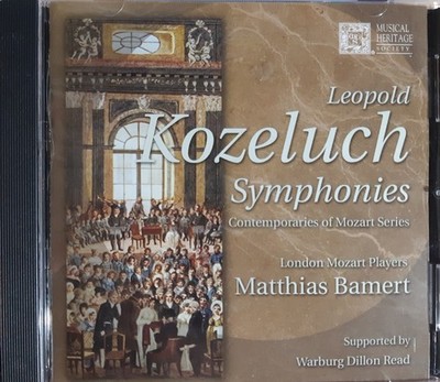 Leopold Kozeluch Symphonies. CD. Near Mint Used Condition. 