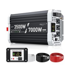 3500 watt Pure sine Wave Inverter, 12V DC to 110V AC Power Inverter, Used for...