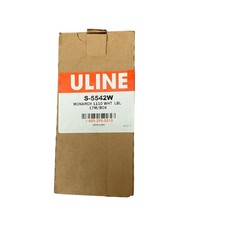 Uline Monarch 1110 White Labels 17M/Roll 16 Rolls