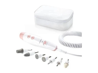 Silvercrest Personal Care Manicure & Pedicure Machine Set w/7 Attachments & Case