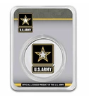 1 oz silver US Army Logo Colorized In TEP BU .999 Pure Fine Limited