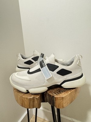 Men s Prada Cloudbust Velcrow Low White Sneakers Size 9.5