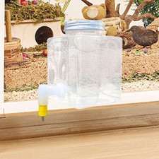 Bird Water Dispenser Nodrip 500ml Bird Water Feeder for Chicken Macaw Parrot