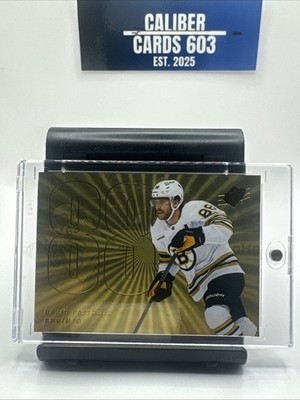 2024-25 SPx Grand Finale 16/50 David Pastrnak #88 Boston Bruins SSP