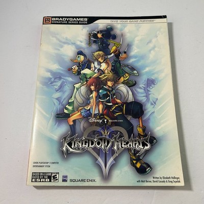 Kingdom Hearts II 2 Signature Series Guide Brady Games Square Enix Disney PS2 PC