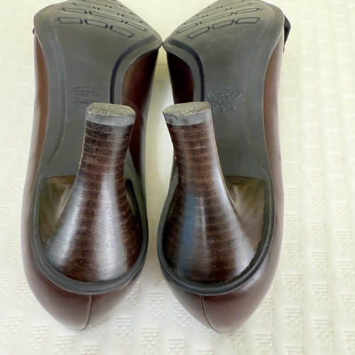 Circa Comfort 365 Joan & David Calliope Size 7.5 Brown Pointed Leather Pumps EUC - Picture 10 of 15