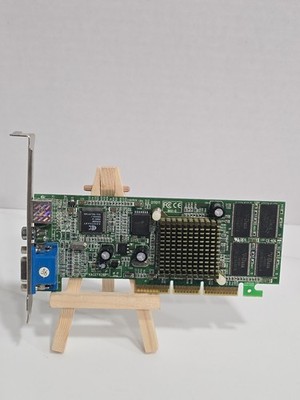Pine NVIDIA Geforce2 Mx400 64mb AGP Video Card TV RCA S-Video Out Graphics WORKS
