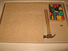 PLAYSKOOL HAMMER-NAIL SET AS IS- PLAYSKOOL INSTITUTE MILWAUKEE WISC.