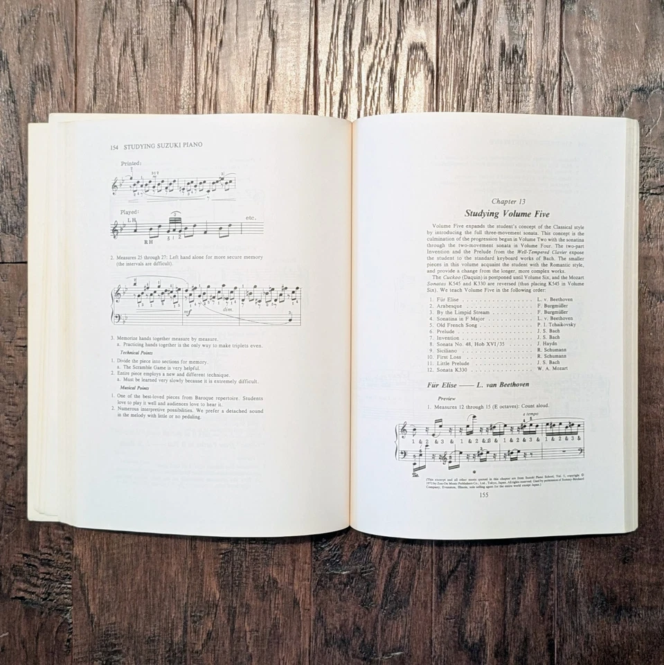 Studying Suzuki Piano More Than Music by Carole L. Bigler & Valery Watts - GOOD - Image 3 of 4