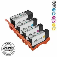 4PK Compatible BLACK COLOR Ink Cartridge for Lexmark 100XL S301 S815 S816 Pro206