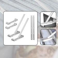 5 inch Aluminum Roof Gutter Hanger with Screws Mounting Brackets with Straps