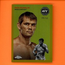 Rich Franklin Cards and Autographed Memorabilia Guide 9