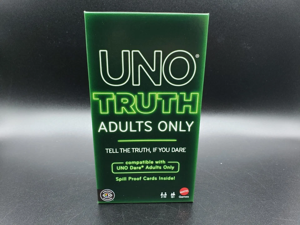 Mattel "UNO TRUTH" ADULTS ONLY Edition Card Game - Tell the TRUTH, If You DARE!! - Image 3 of 4