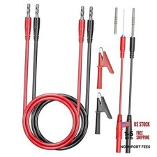4mm Banana Plug Test Leads Kit with Wire Piercing Probes 6PCS Test Leads Kit