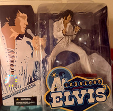 Product Image: McFarlane Toys Las Vegas Elvis Presley Action Figure White w/ Mic & Stand