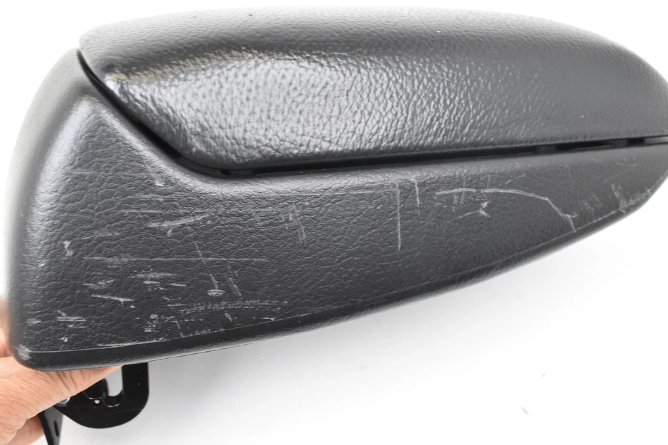 2007-2009 Kia Spectra Center Console Black Leather Lid Armrest Storage OEM - Image 3 of 4