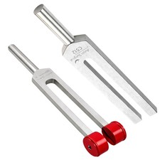 RED Tuning Fork With Weights - C 128-C512 - SURGICAL MEDICAL INSTRUMENTS