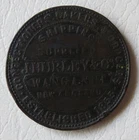 1853 J. HURLEY & CO CONFECTIONERS BAKERS GROCERS WANGANUI NEW ZEALAND TOKEN COIN