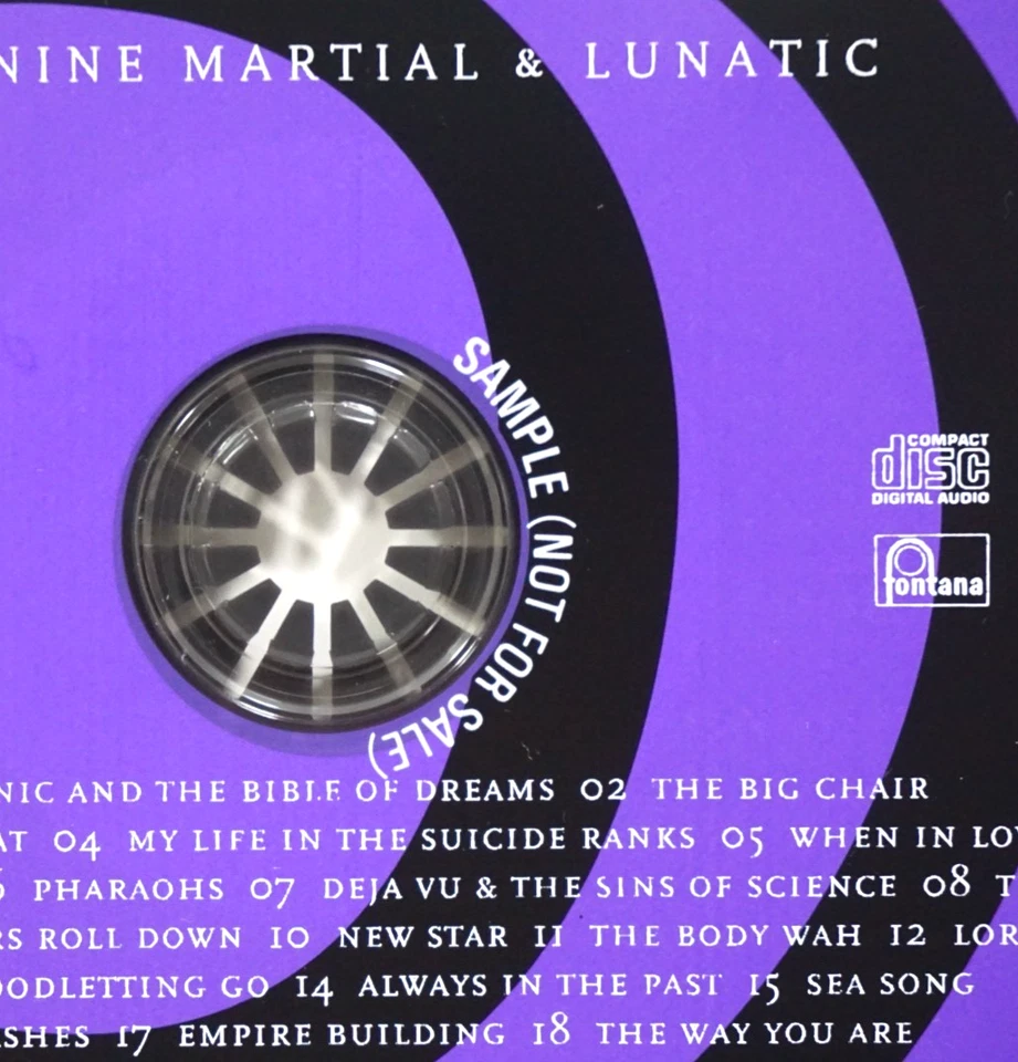 Tears For Fears : Saturnine Martial (Japan 1996 Press) PHCR-1444 - PROMO - RARE - Image 4 of 4
