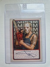 ​Eminem Slim Shady Custom Trading Card Jason Voorhees Mask Chainsaw Autograph