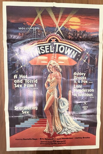 Tinseltown Original US Movie Poster 1979 Vintage Exploitation Film