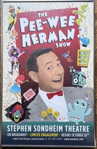 Pee-Wee Herman Show 14 X 22 Broadway Poster