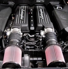 E-0669  2 x High Flow Air Filters 09 - 15 Audi R8 / 09 - 14 Lamborghini Gallardo