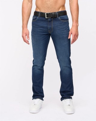 Crosshatch Dark Wash Straight Jeans Gr. 34/30 Neu mit Etikett UVP 45£