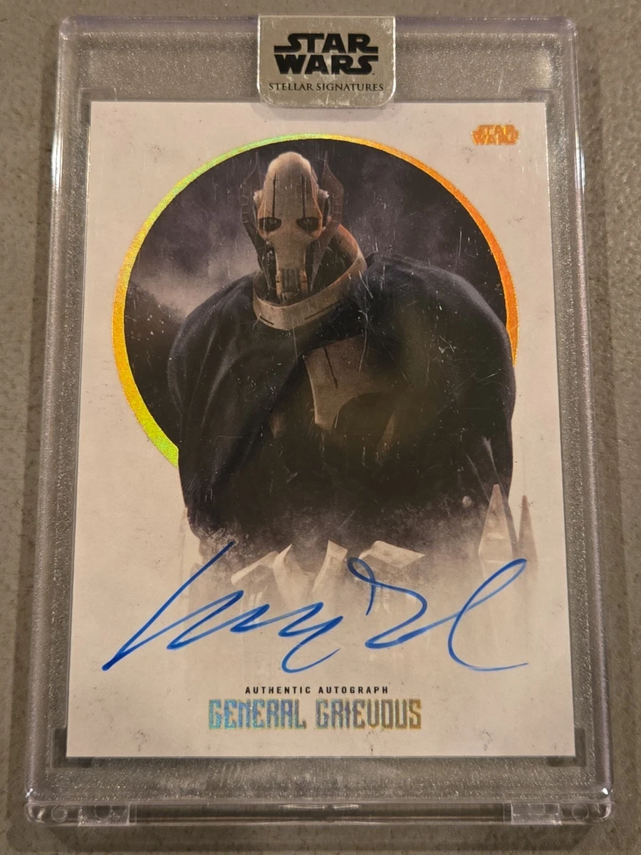 Topps General Grievous Star Wars Collectable Trading Cards for