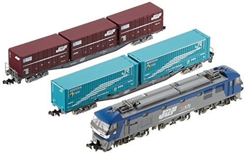Juego de tren contenedor escala N TOMIX EF210 92491 modelo tren ferrocarril de carga | Condition: Used