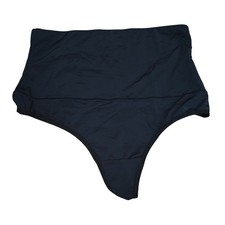 Werena Tummy Control Thong Shapewear Seamless Black Womens Xlarge