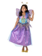 Light-Up Purple Fairy Dress Costume for Girls