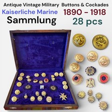 Vintage Original Antik Konvolut Kriegsmarine Kaiserliche Marine Effekten WW1 WW2