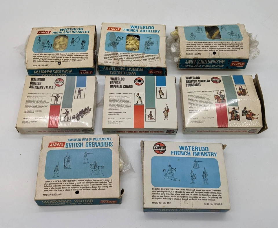 Lote de figuras militares Airfix escala HO-OO Waterloo Guerra de Independencia Americana Foto 4 de 4
