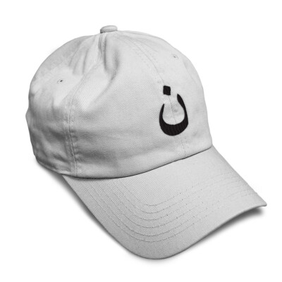 Soft Women Baseball Cap N Nun Symbol Black Embroidery Dad Hats for Men