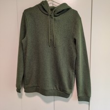 NEW Goodfellow Men's S Small Olive Green Soft Fleece Lined Hooded Sweatshirt