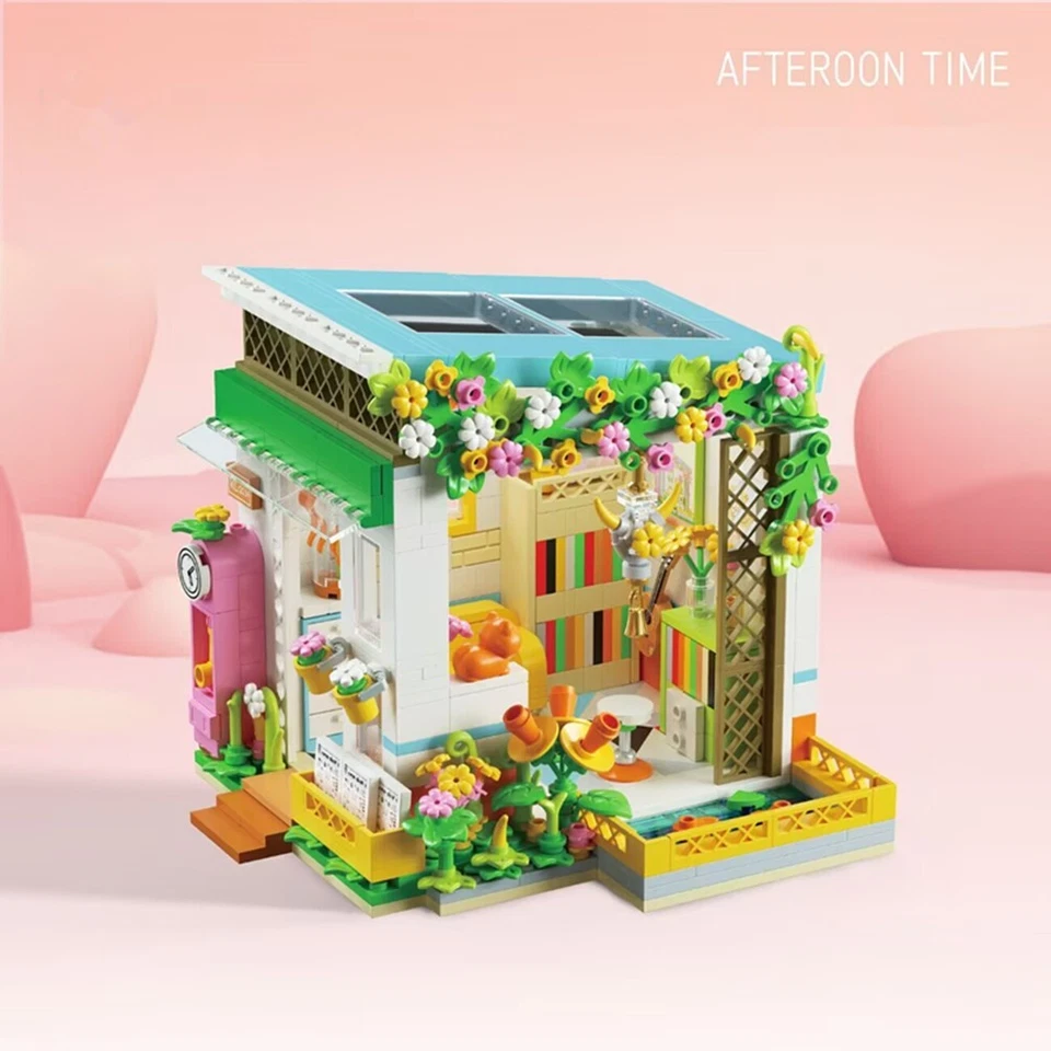Afternoon time  Building Set  Building Blocks Toy With light pastoral style - Image 2 of 4