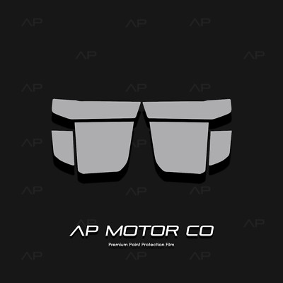 Fits Chevy Silverado 3500 HD 2020-2023 Headlight Protection TPU PPF Kit Gloss