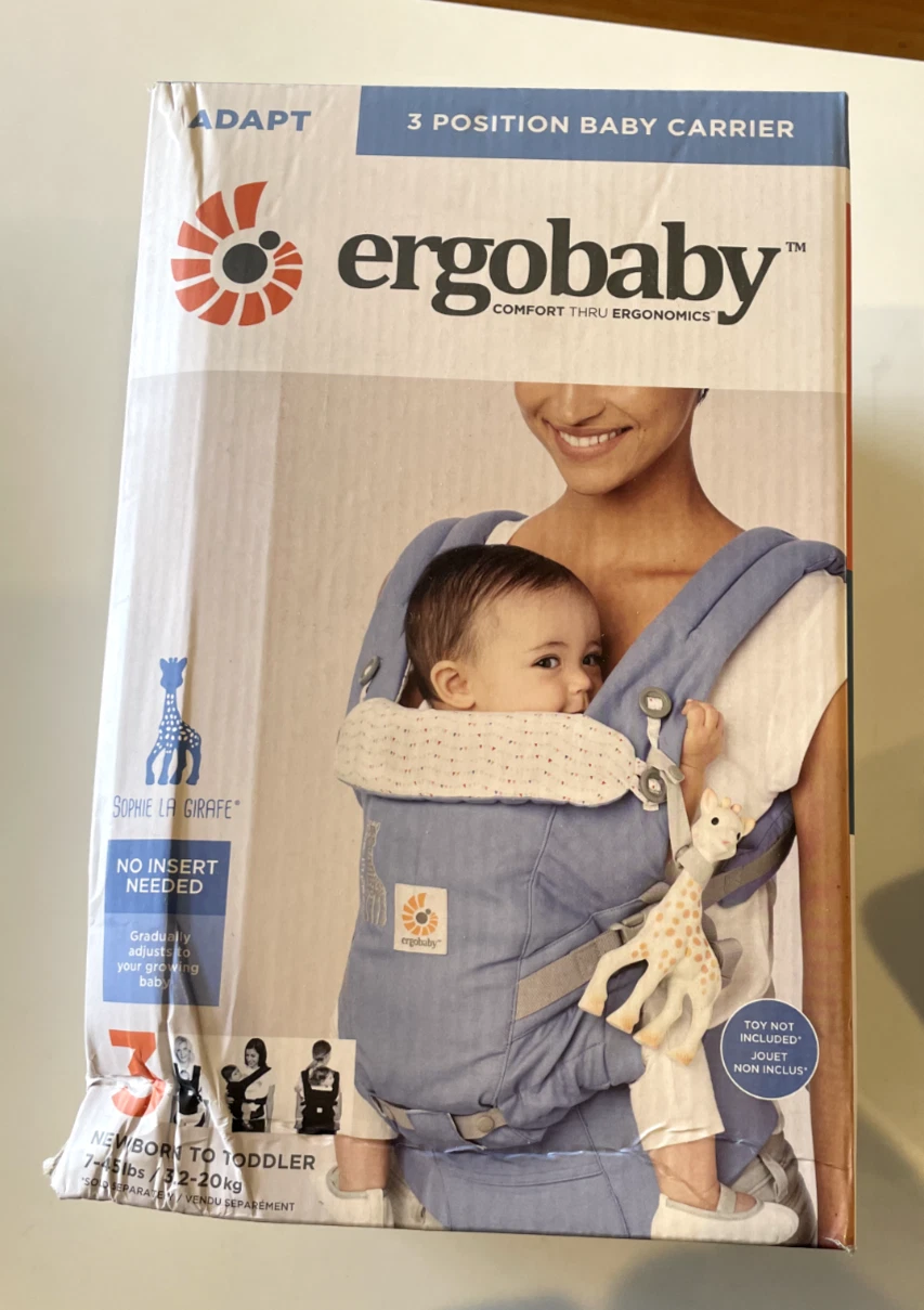 Ergobaby Adapt 3-Position Baby Carrier, Newborn to Toddler - Sophie