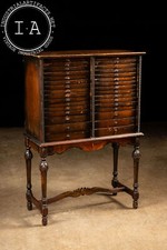 Early 20th Century Mahogany Sheet Music Cabinet