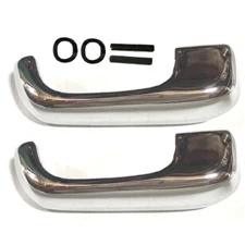 1968~1977 Ford Truck Bronco/1968 Mustang Vent Window Handles Chrome w/Nylon Tab