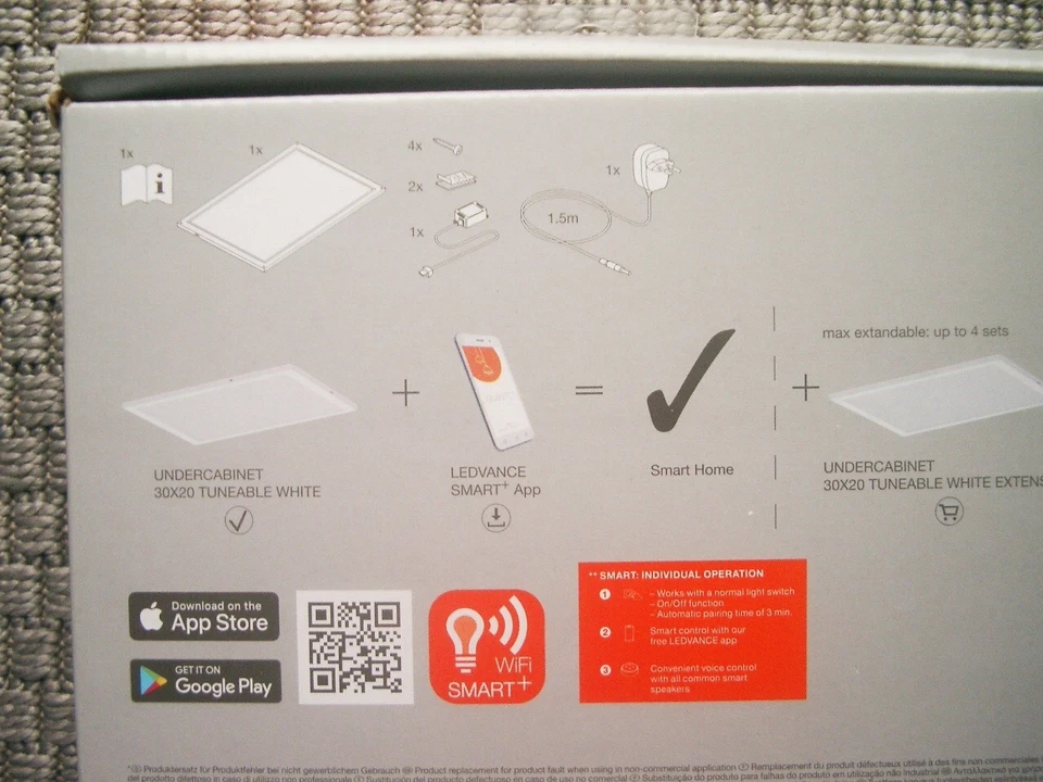 Ledvance Smart+ Undercabinet WIFI 30x20 tunable white 4058075576315 - Bild 2 von 2