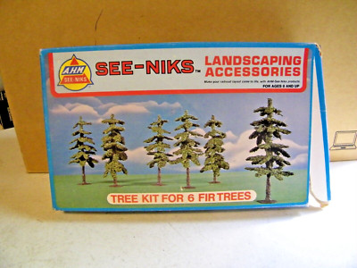 A.H.M See-Niks Landscaping Accessories Tree Kit For 6 Fir Trees For HO & O