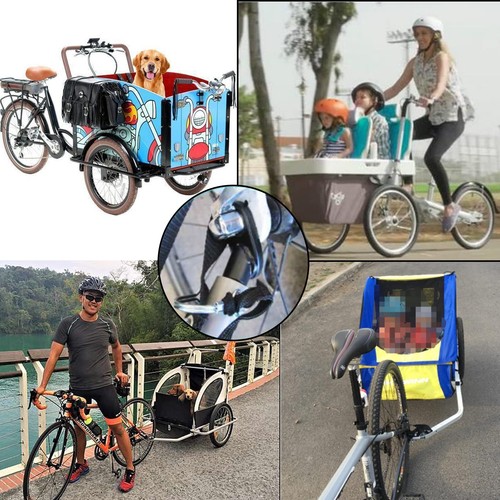Bicycle Trailer Hitch Bike Coupler Connector Alloy Bike Trailer Hitch Attachm... - Picture 4 of 4
