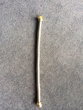 16" 22" 28"" Whistle Free Stainless St Gas Flex Line Fireplace Firepit Fireglass