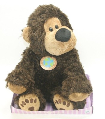 NEW Friends Boutique HUGGABLE Fluffy Brown TEDDY BEAR Eco Earth Friendly Fibers