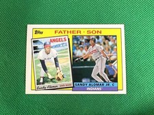 2016 Topps Archives '85 Father Son #FSAL Sandy Alomar Jr. Sandy Alomar Sr.